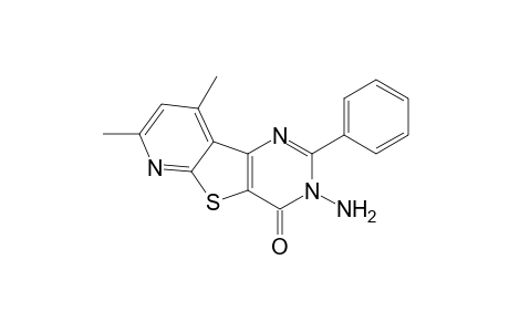 5-Amino-11,13-dimethyl-4-phenyl-8-thia-3,5,10-triazatricyclo[7.4.0.0(2,7)]trideca-1(13),2(7),3,9,11-pentaen-6-one