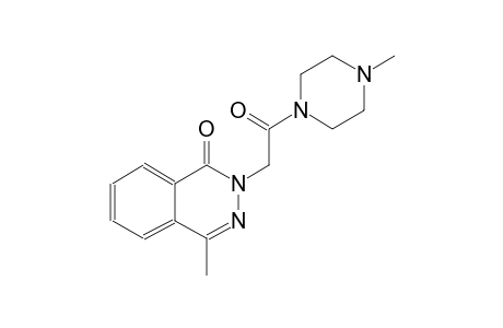 4-methyl-2-[2-(4-methyl-1-piperazinyl)-2-oxoethyl]-1(2H)-phthalazinone