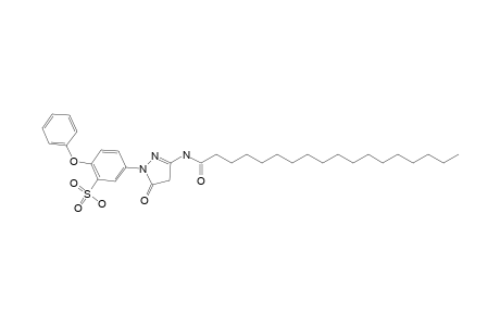5-[4,5-Dihydro-5-oxo-3-[(1-oxooctadecyl)amino]-1H-pyrazol-1-yl]-2-phenoxybenzenesulfonic acid