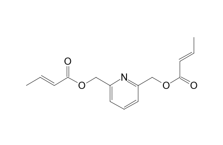 2-Butenoic acid, 2,6-pyridinediylbis(methylene) ester, (E,E)-