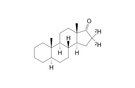16,16-DIDEUTERO-5.ALPHA.-ANDROSTAN-17-ONE
