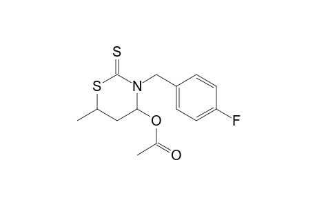 3-(4-Fluorobenzyl)-6-methyl-2-thioxo-1,3-thiazinane-4-yl acetate