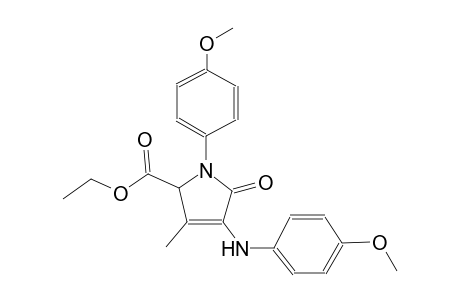 ethyl 4-(4-methoxyanilino)-1-(4-methoxyphenyl)-3-methyl-5-oxo-2,5-dihydro-1H-pyrrole-2-carboxylate