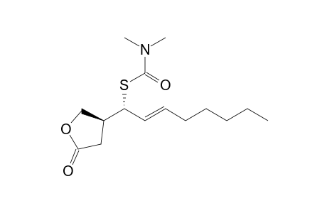 Carbamothioic acid, dimethyl-, S-[1-(tetrahydro-5-oxo-3-furanyl)-2-octenyl]ester, [R*,S*-(E)]-