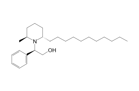 (2R)-2-[(2S,6S)-2-methyl-6-undecyl-1-piperidinyl]-2-phenylethanol