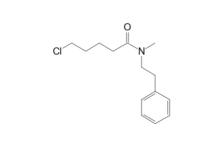 5-Chlorovaleryl amide, N-(2-phenylethyl)-N-methyl-