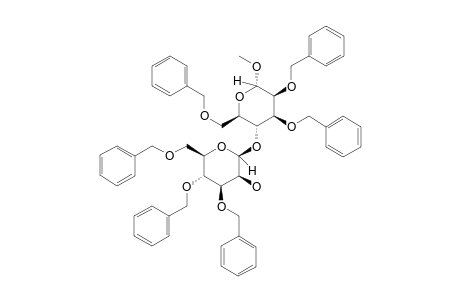 METHYL-3,4,6-TRI-O-BENZYL-BETA-D-MANNOPYRANOSYL-(1->4)-2,3,6-TRI-O-BENZYL-ALPHA-D-MANNOPYRANOSIDE