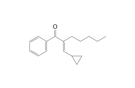 (E)-2-(cyclopropylmethylene)-1-phenylheptan-1-one