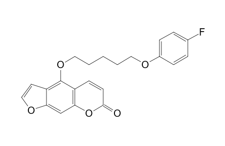 4-[5-(4-Fluorphenoxy)pentoxy]-7H-furo[3,2-g][1]benzopyran-7-one