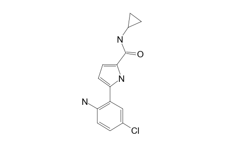 5-(5-CHLORO-2-AMINOPHENYL)-1H-PYRROLE-2-N-CYCLOPROPYL-CARBOXAMIDE