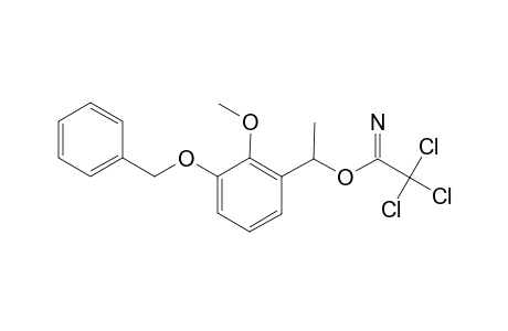 3'-(Benzyloxy)-2'-methoxy-.alpha'.-methylbenzyl 2,2,2-trichloroacetimidate