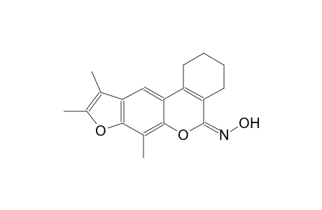 5H-6,8-dioxacyclopenta[b]phenanthren-5-one, 1,2,3,4-tetrahydro-7,9,10-trimethyl-, oxime, (5E)-