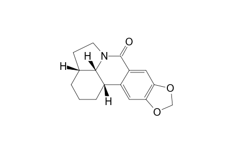1,2,3,3a-cis,4,5,12b-cis,12c-cis-Octahydro-7H-[1,3]dioxolo[4,5-j]pyrrolo[3,2,1-de]phenanthridin-7-one