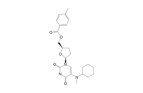 2,3-DIDEOXY-5-O-(4-METHYLBENZOYL)-5-(N-METHYLCYClOHEXYLAMINO)-URIDINE