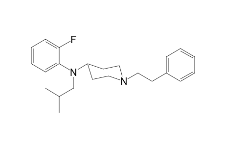 N-(2-Fluorophenyl)-N-2-methylpropyl-1-(2-phenylethyl)piperidin-4-amine