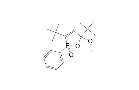 (Z)-3,5-DI-TERT.-BUTYL-5-METHOXY-2-PHENYL-1,2-OXAPHOSPHOL-3-ENE-2-OXIDE