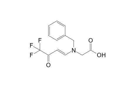 2-[(phenylmethyl)-[(E)-4,4,4-trifluoro-3-oxobut-1-enyl]amino]acetic acid