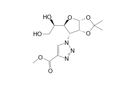 4-Carbomethoxy-1-(3'-deoxy-1',2'-O-isopropylidene-.alpha.,D-glucofuranos-3'-yl)-1,2,3-triazole