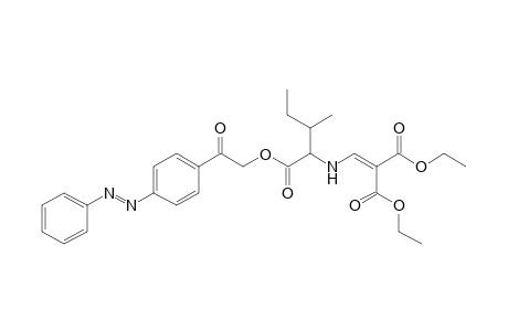 [4'-(Phenylazo)phenacyl] N-{[2,2-bis(ethoxycarbonyl)vinylamino](sec-butyl)methyl}carboxylate