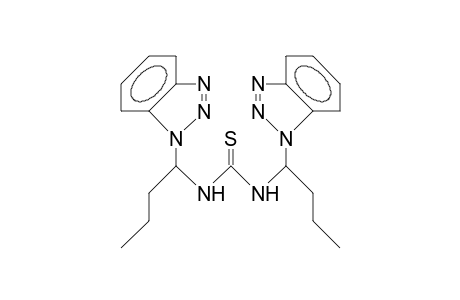 N,N'-Bis(1-<1H-benzotriazol-1-yl>-butyl)-thiourea