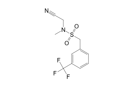 Benzenemethanesulfonamide, N-(cyanomethyl)-N-methyl-3-(trifluoromethyl)-