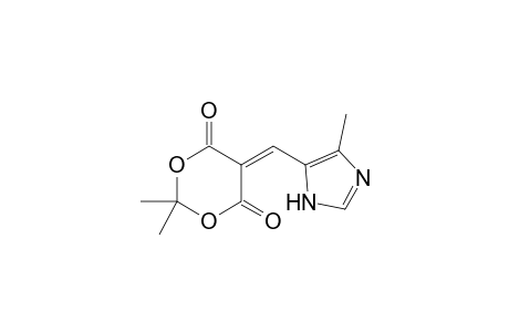 2,2-Dimethyl-5-[(5-methyl-1H-imidazol-4-yl)methylene]-1,3-dioxane-4,6-dione