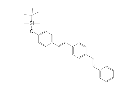 1-[4'-(t-Butyldimethylsilyl)oxyphenyl]-2-[4"-(2"'-phenyl-1'''(E)-ethenyl)phenyl]-1(E)-ethene