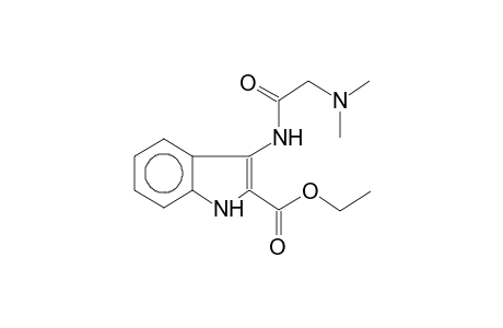 2-ethoxycarbonyl-3-dimethylaminoacetamidoindole