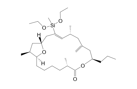 (1S,6S,9R,13R,17R,19S,Z)-15-(diethoxy(methyl)silyl)-6,13,19-trimethyl-11-methylene-9-propyl-8,20-dioxabicyclo[15.2.1]icos-14-en-7-one