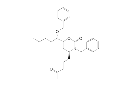 [4S,6R,6(1S)]-N-Benzyl-6-[1-(benzyloxy)pentyl]-4-(4-oxopentyl)-3,4,5,6-tetrahydro-1,3-oxazin-2-one