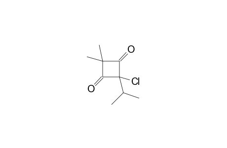 2-CHLORO-4,4-DIMETHYL-2-ISOPROPYL-1,3-CYCLOBUTANEDIONE