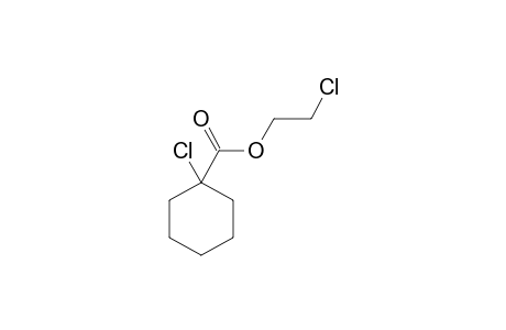 2-Chloroethyl 1-chlorocyclohexane-1-carboxylate