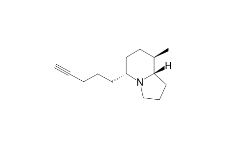 (5R,8R,8aS)-8-methyl-5-pent-4-ynyl-1,2,3,5,6,7,8,8a-octahydroindolizine