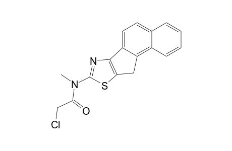 2-CHLORO-ACETYL-2-(METHYL-AMINO)-10H-THIAZOLO-,4-B]-BENZ-[E]-INDENE