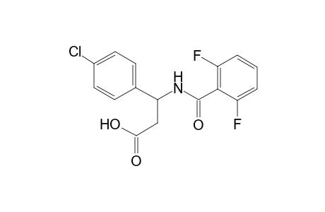 3-(4-Chlorophenyl)-3-[(2,6-difluorobenzoyl)amino]propanoic acid