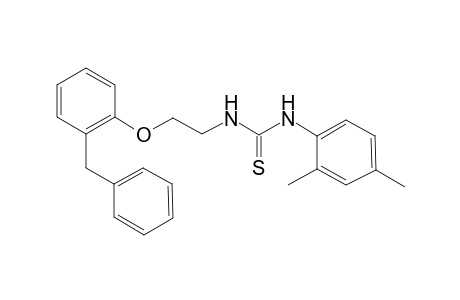 1-(2,4-dimethylphenyl)-3-[2-[2-(phenylmethyl)phenoxy]ethyl]thiourea