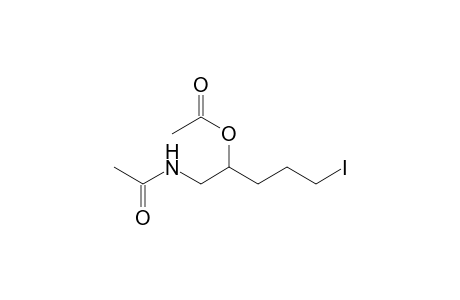 (1-acetamido-5-iodanyl-pentan-2-yl) ethanoate