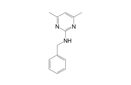 Pyrimidine, 2-benzylamino-4,6-dimethyl-