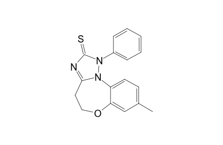 8-Methyl-1-Phenyl-1,2,4,5-tetrahydro-[1,2,4]triazolo[3,2-d]-[1,5]benzoxazepin-2-thione