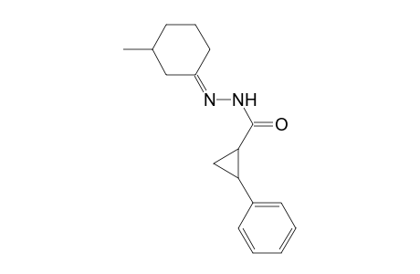 N'-[(1E)-3-Methylcyclohexylidene]-2-phenylcyclopropanecarbohydrazide