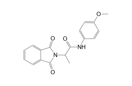 2-(1,3-dioxo-1,3-dihydro-2H-isoindol-2-yl)-N-(4-methoxyphenyl)propanamide