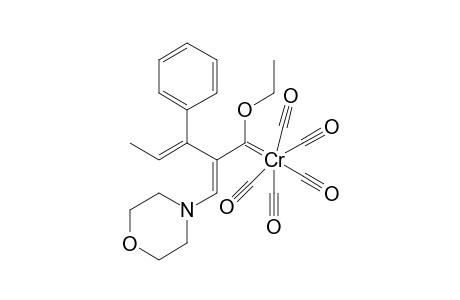 Pentacarbonyl-[1-ethoxy-1-(1'-morpholino-3'-phenyl-1',3'-pentadien-2'-yl)methylene]-chromium ( 0 )