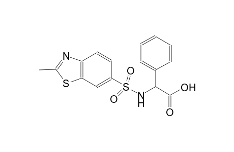 benzeneacetic acid, alpha-[[(2-methyl-6-benzothiazolyl)sulfonyl]amino]-