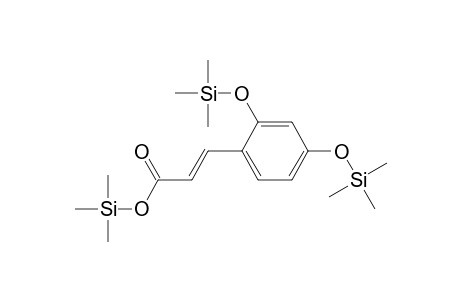 2-Propenoic acid, 3-[2,4-bis[(trimethylsilyl)oxy]phenyl]-, trimethylsilyl ester