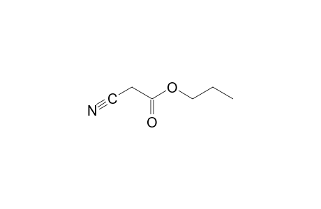 cyanoacetic acid, propyl ester