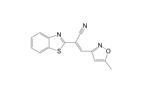 (E)-2-(BENZO-[D]-THIAZOL-2-YL)-3-(5-METHYLISOXAZOL-3-YL)-ACRYLONITRILE