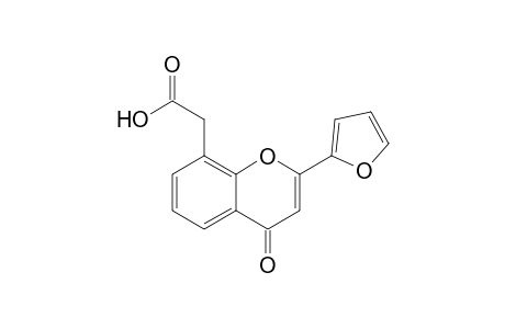 2-[2-(2-furanyl)-4-oxo-1-benzopyran-8-yl]acetic acid