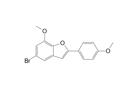 5-Bromo-7-methoxy-2-(4-methoxyphenyl)benzofuran