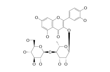 QUERCETIN-3-O-BETA-GLUCOPYRANOSYL-(1->4)-ALPHA-RHAMNOPYRANOSIDE