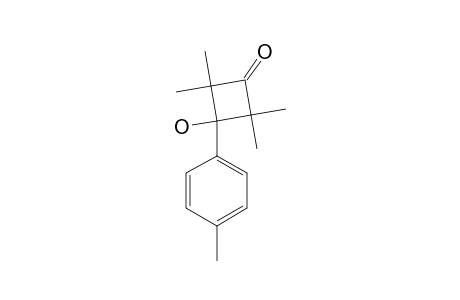 3-(PARA-TOLYL)-3-HYDROXYL-2,2,4,4-TETRAMETHYLCYCLOBUTANONE